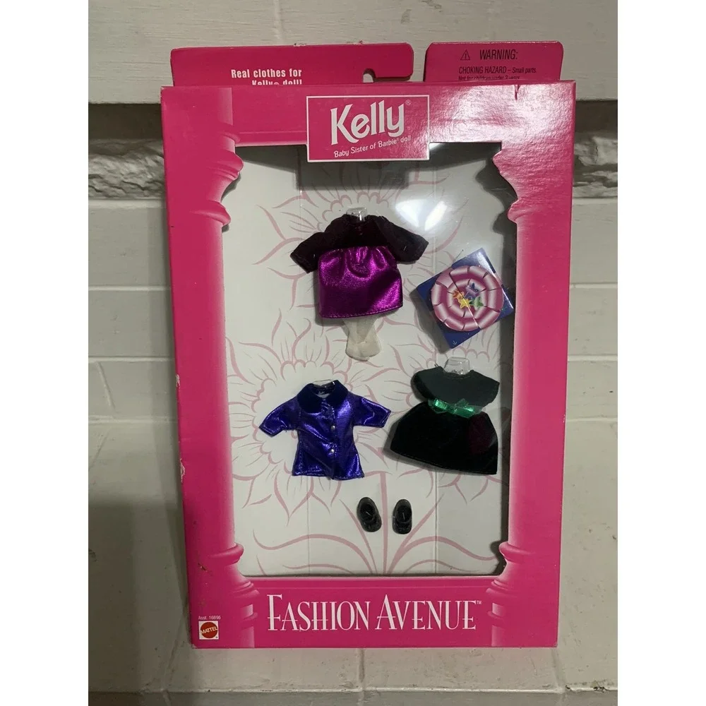 Barbie 1998 Kelly Fashion Avenue NIP 16696 Fashion Avenue Party Dress